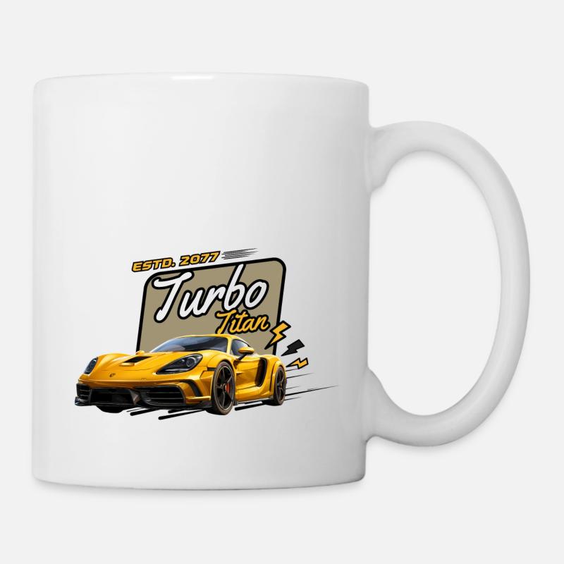 Turbo Titan - Tasse - Weiß