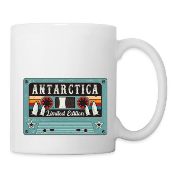 Vintage Antarctica with Penguin - Mug - white - Right