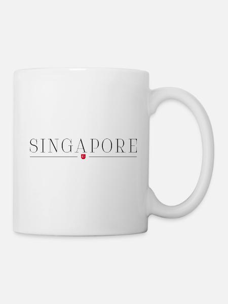 Ich liebe Singapur - Tasse - Weiß