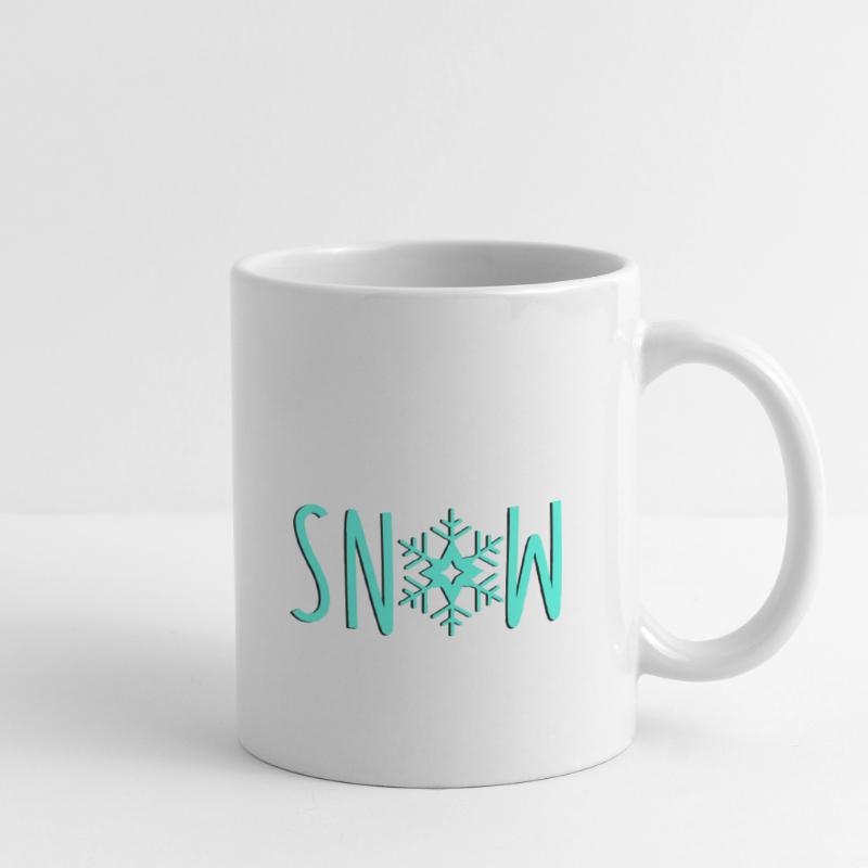 Snowflake Snow Mug