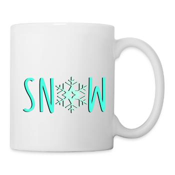 schneeflocke snow - Tasse - Weiß - Rechts
