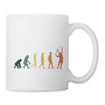 Evolution tennis - Mug blanc - blanc - Droite