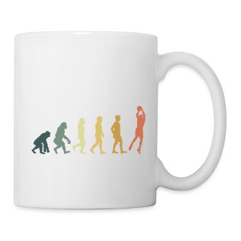 Evolution basketball - Mug blanc - blanc - Droite