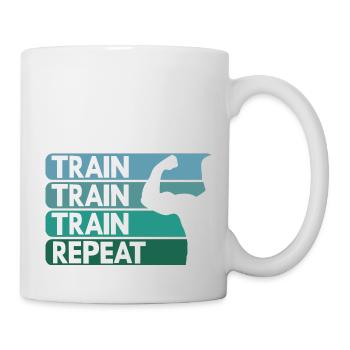 Fitness Musculation Athlètes Sports de fitness Sports - Mug blanc - blanc - Droite