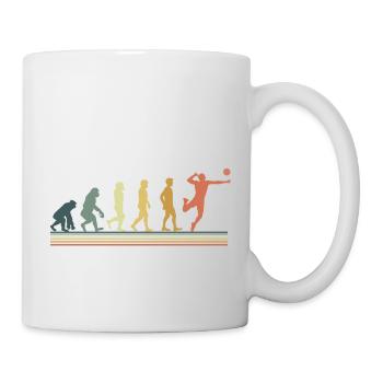 Evolution volleyball - Mug blanc - blanc - Droite