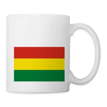 Bolivia flag / Drapeau Bolivie - Mug - white - Right