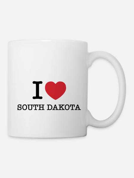 I Love South Dakota | I Heart South Dakota - Tazza - bianco