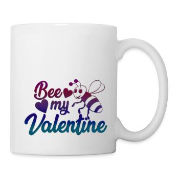Love Happy Heart Card Valentine Vector Design Art - Mug - white - Right