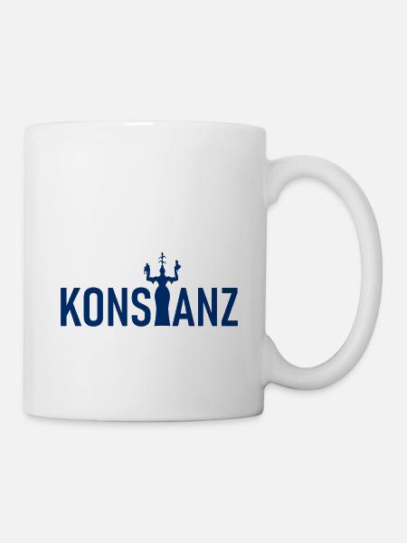 Konstanz - Imperia - Bodensee - Baden-Württemberg - Tasse - Weiß