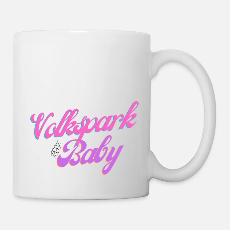 Volkspark Baby 1887 Mädchen - Tasse - Weiß