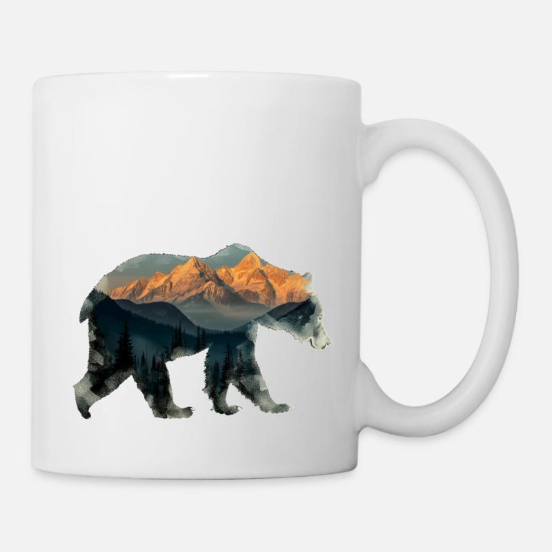 Berg der Bären - Tasse - Weiß