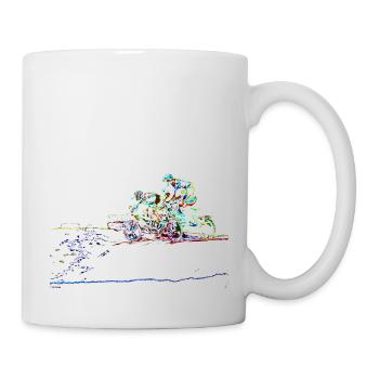 BMX - Tasse - Weiß - Rechts