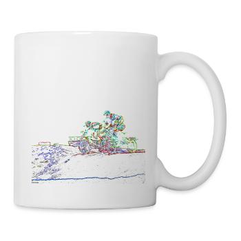 BMX - Tasse - Weiß - Rechts