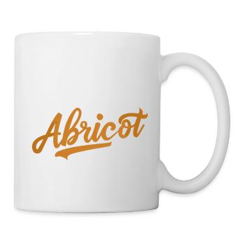 Abricot - Mug blanc - blanc - Droite