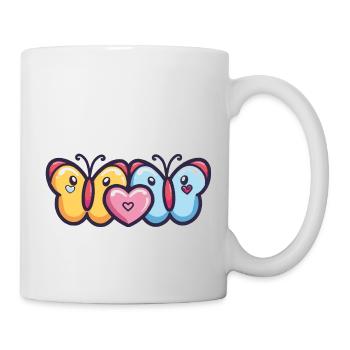 Butterfly Couple Love Couple In Love - Mug - white - Right