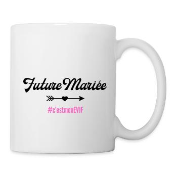 Bride-to-be - passendes T-Shirt - Tasse - Weiß - Rechts