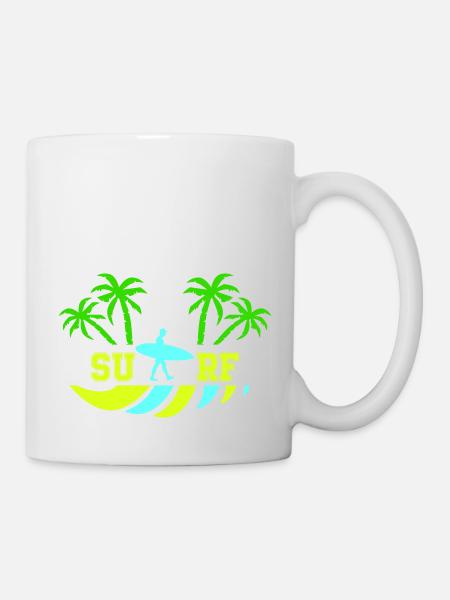 Surfer - Mug blanc - blanc