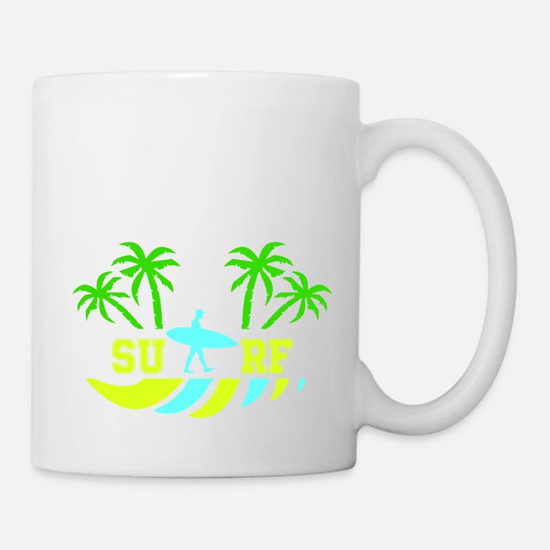 Surfer - Mug blanc - blanc