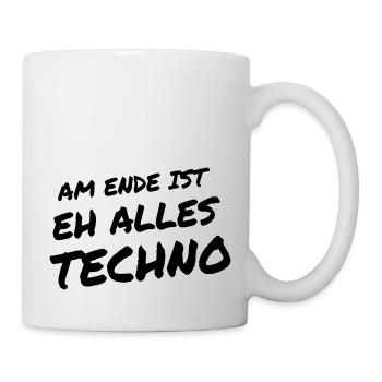 Techno - Feeling - Tasse - Weiß - Rechts