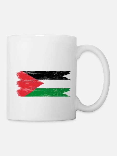 Beau drapeau palestinien - Mug blanc - blanc