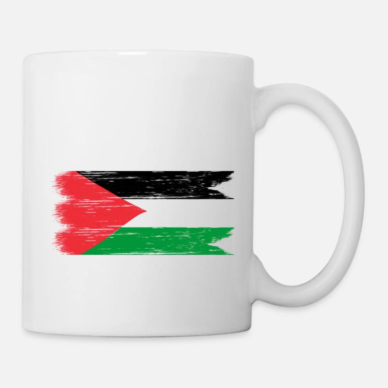 Beautiful Palestinian flag - Mug - white