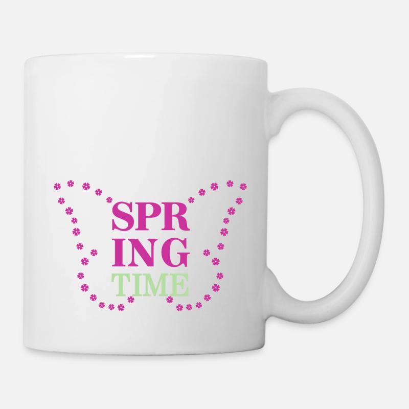 Printemps - Le printemps est là ! - Mug blanc - blanc