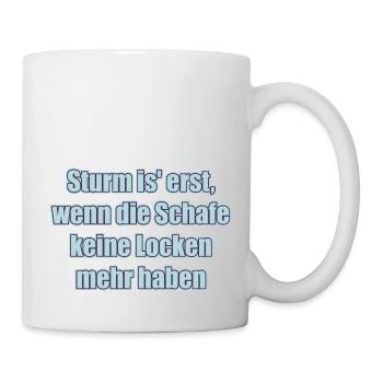Smooth-haired sheep - Mug - white - Right
