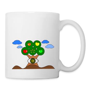 Alte Seele - Tasse - Weiß - Rechts
