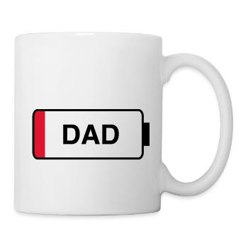 Papa - Tasse - Weiß - Rechts