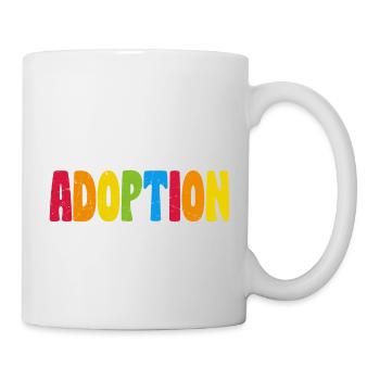 Adoption Is The New Pregnant Family Adoptive Mom - Mug - white - Right