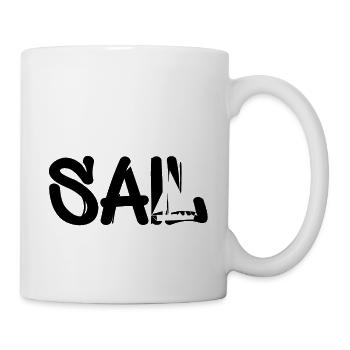 segeln sailing - Tasse - Weiß - Rechts