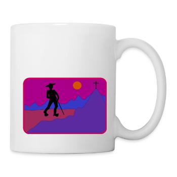 Bergwandern - Tasse - Weiß - Rechts