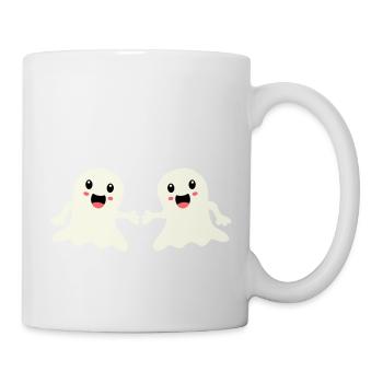Amis fantômes - Mug blanc - blanc - Droite