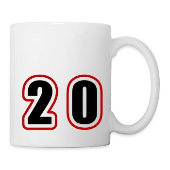 20 Number College - Mug - white - Right