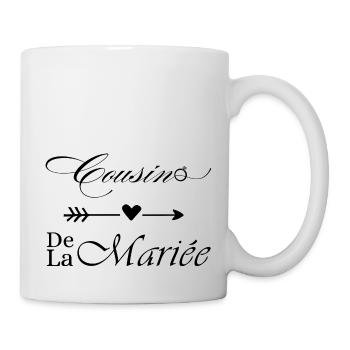 Der Cousin der Braut - Tasse - Weiß - Rechts