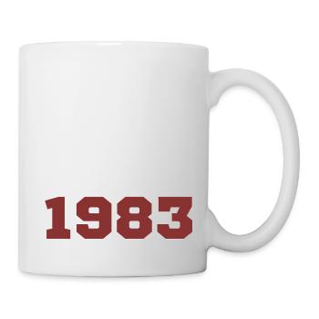 Original 1983 - Tasse - Weiß - Rechts