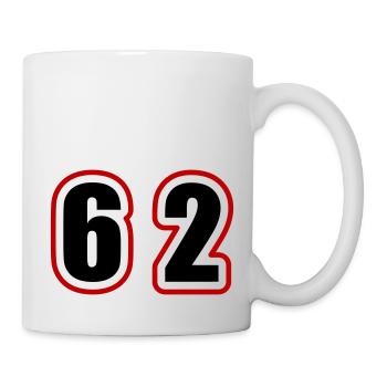 62 Nombre Collège - Mug blanc - blanc - Droite