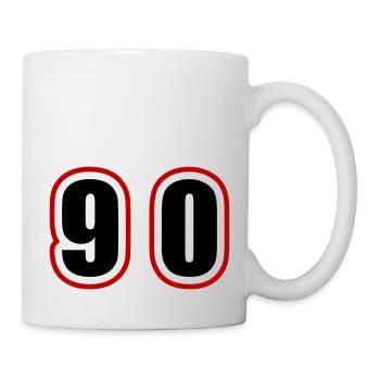 90 Number College - Mug - white - Right