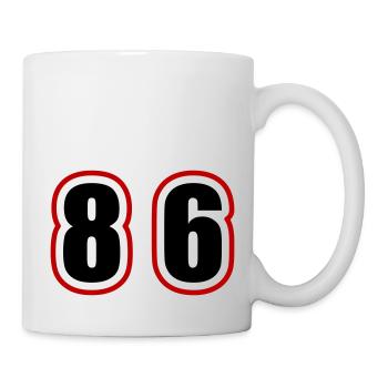 86 Number College - Mug - white - Right