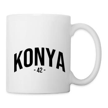 Konya 42 Türkei Turkiye Geschenk Urlaub TR Türk - Tasse - Weiß - Rechts
