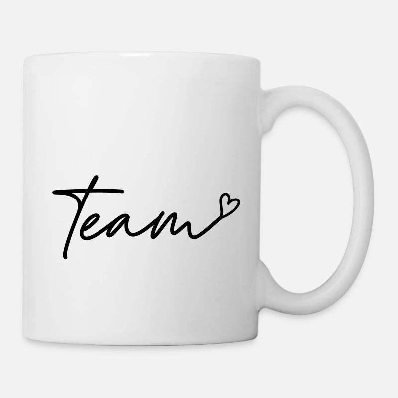 Une équipe qui a du cœur - Mug blanc - blanc