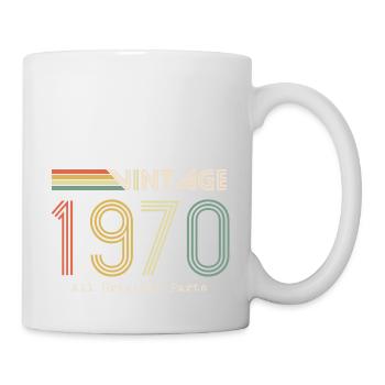 Episch & Legendär Geboren 1970: 54. Geburtstag - Tasse - Weiß - Rechts