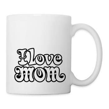 ICH LIEBE MAMA - Tasse - Weiß - Rechts