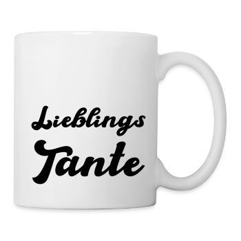 lieblings tante - Tasse - Weiß - Rechts