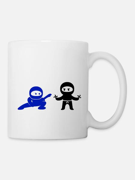 ninjas - Tasse - Weiß