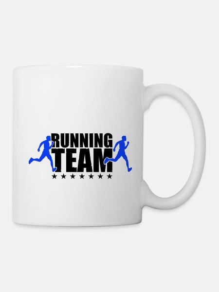 Équipe de course à pied - Mug blanc - blanc