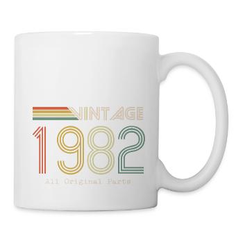 Episch & Legendär Geboren 1982: 42. Geburtstag - Tasse - Weiß - Rechts