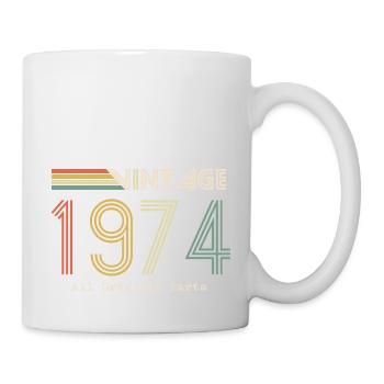 Episch und legendär geboren 1974: 50-jähriges Jubiläum - Tasse - Weiß - Rechts