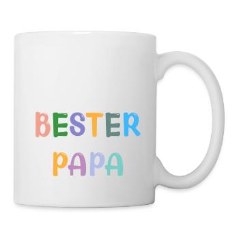 Bester Papa! - Tasse - Weiß - Rechts
