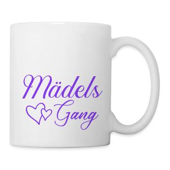 mädels gang - Tasse - Weiß - Rechts